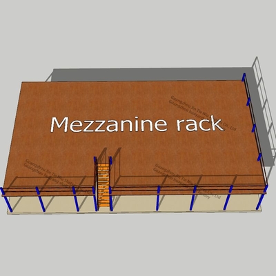 Fire Rated Mezzanine Racking System ODM